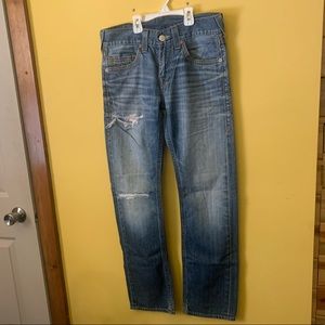 True Religion Straight Leg Jeans